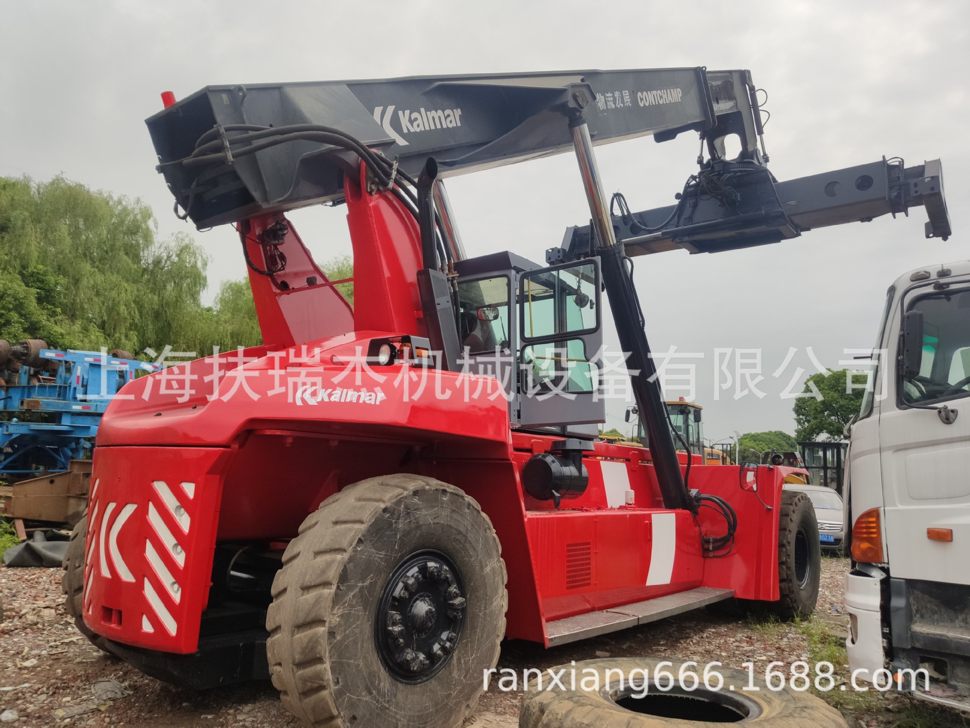 卡尔玛45吨正面吊 集装箱叉车 卡尔玛kalmar DRF450