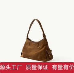 2025款山下有循迹系列hobo包麂皮绒布棕托特包大容量单肩斜挎包包