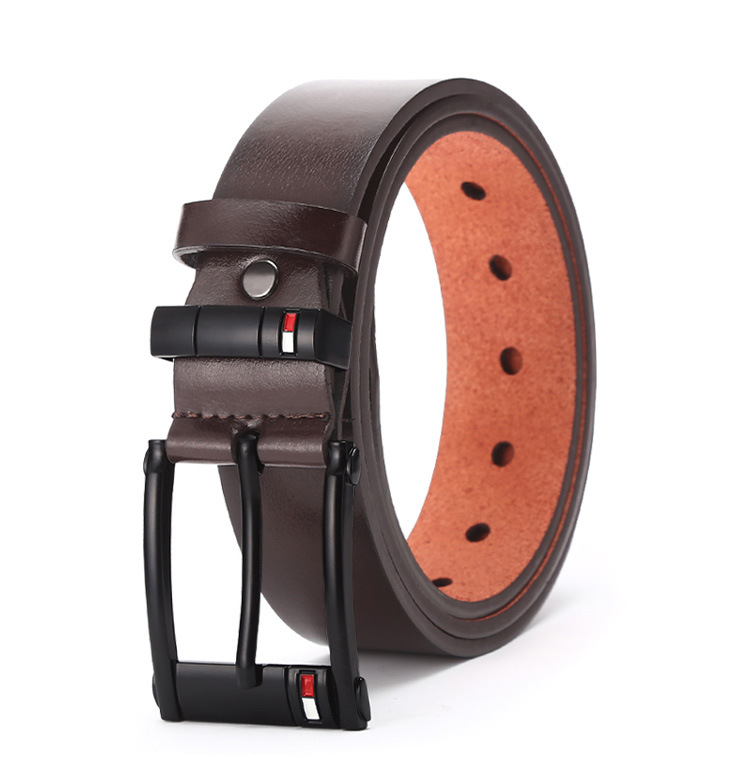 VOOTHOST 3,5CM Wysokiej Jakości Skórzany Pasek Męski Casualowy Klamra Ze Stopu Biznesowy Męski Pasek Do Jeansów Paski Kowbojskie VB222_voghion.com