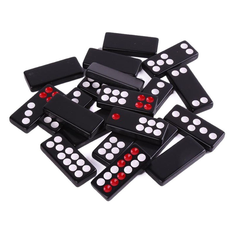 We are happy black Pai Jiu Domino wear-resistant fall-resistant leisure entertainment chess thickened increase a generation of wholesale price