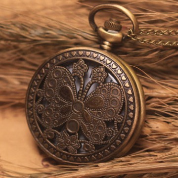 Vintage large pocket watch hollow butterfly large pocket watch pocket watch vintage butterfly pocket watch wholesale