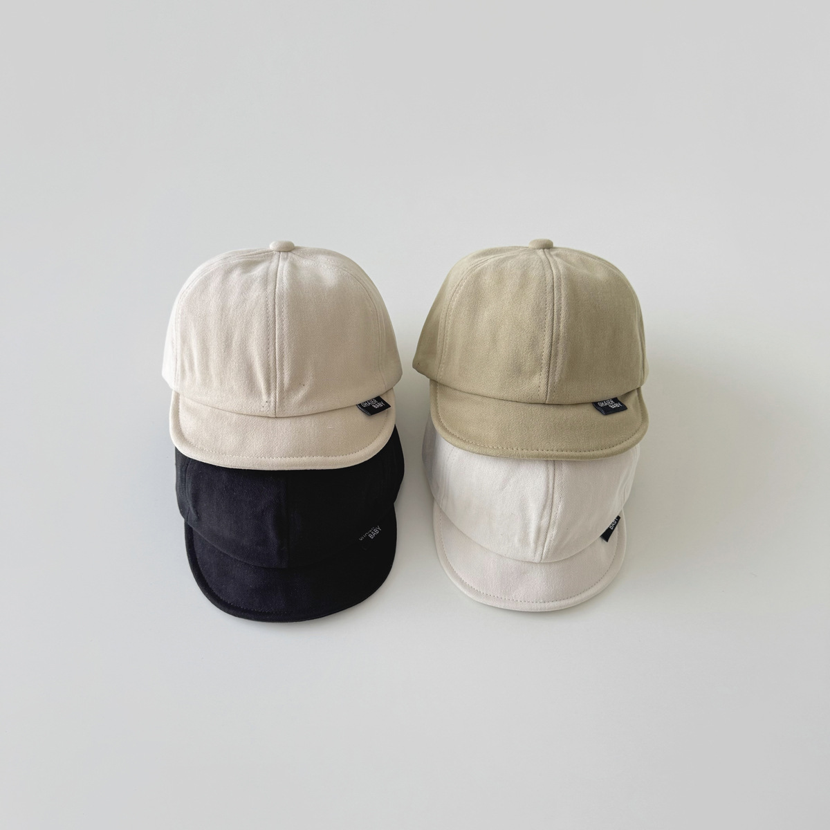 Unisex Baby hat Spring and autumn ins simple soft eaves thin baby cap children's baseball cap_voghion.com