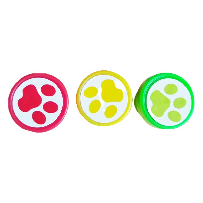 Милая мультяшная собачья лапа, маленькая печать, детская развивающая игрушка «сделай сам», учитель для детского сада, поощрение и похвала, круглая печать