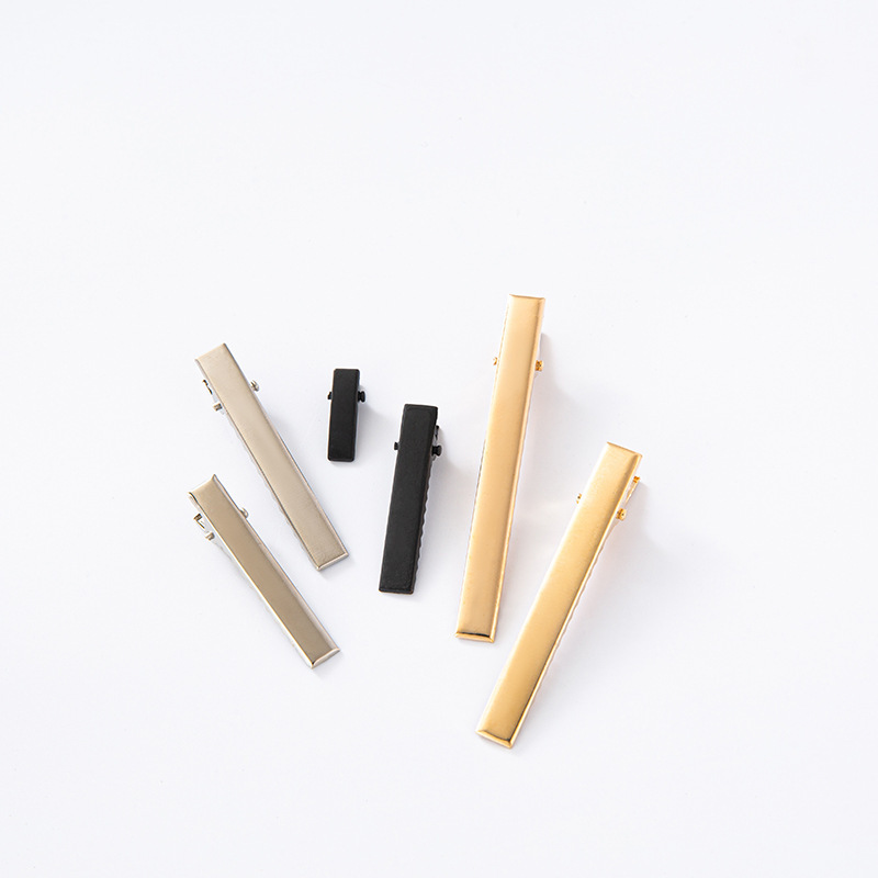 Guangzhou Thickened Rectangular One-character Clip Duckbill Clip Gold and Silver Black Alligator Clip Square Clip Multi-specification Double-fork Clip Thin Square Clip Guangzhou Thickened Rectangular One-character Clip Duckbill Clip Gold and Silver Black Alligator Clip Square Clip Multi-specification Double-fork Clip Thin Square Clip