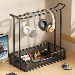 ヘッドフォンスタンドクリエイティブ airpodsmax ヘッドフォンスタンドデスクトップゲーミングヘッドセットフック金属収納ラック