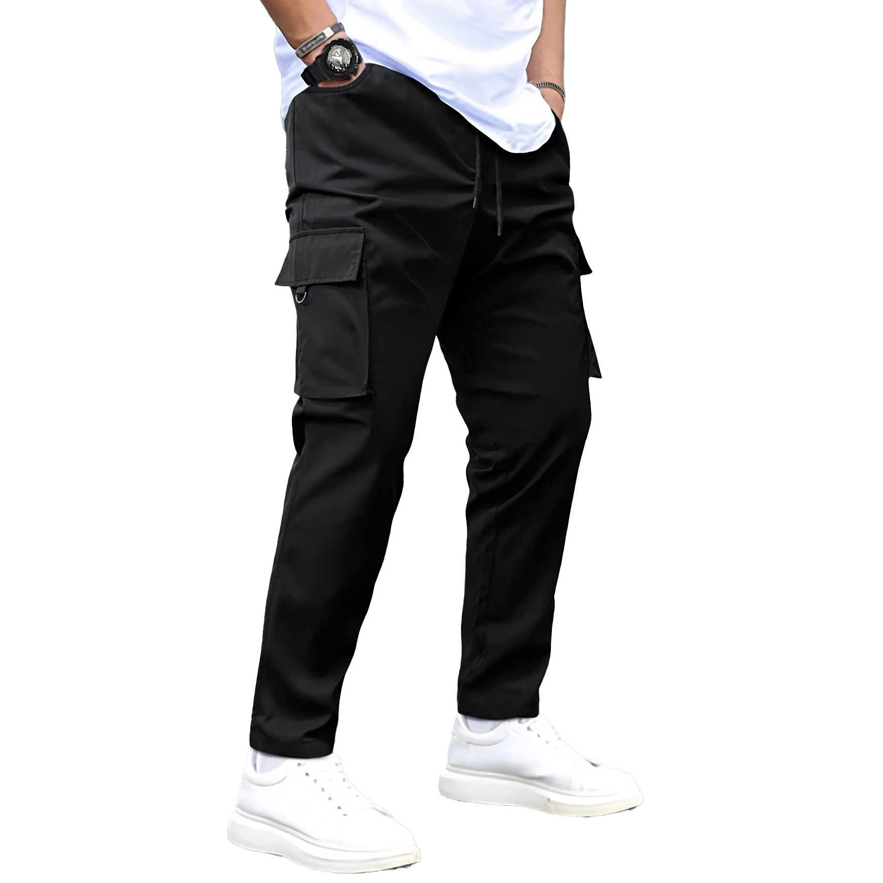 Cross-Border 2025 New Sports Pants Men's Cargo Pants Foreign Trade Amazon Xiyin New Men's Casual Pants