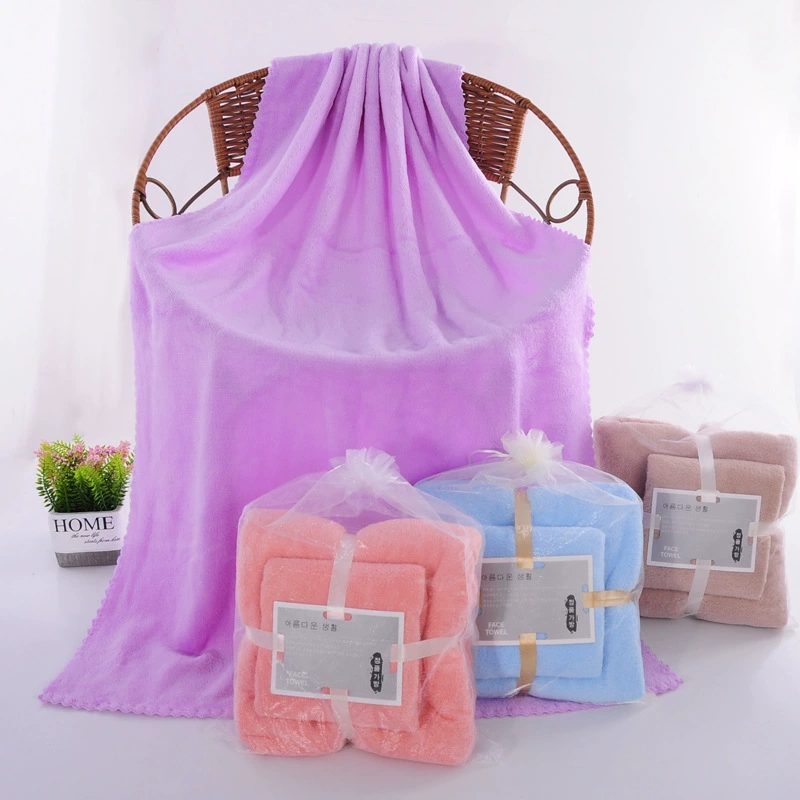Coral set, soft dry bath towel for children and adults for home use, wholesale, Birthday gift