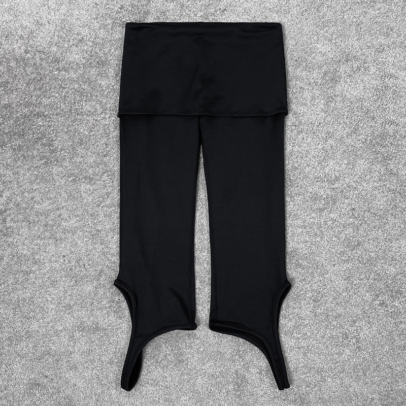 正しいバージョン~深セン南友婦人服卸売25春夏ニッチ7点耳掛けヨガスカートパンツダークグレー/ブラック|undefined