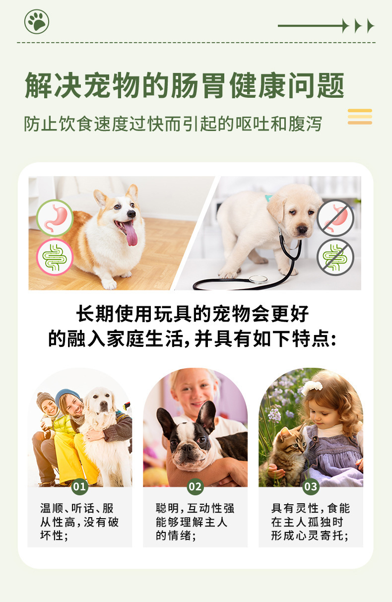 跨境新款亚马逊宠物耐咬磨牙漏食球逗猫狗互动自嗨解闷漏食玩具