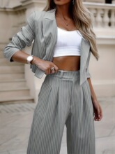 T 61364 Women's Striped Suit �l�y���b���b �W���羳���R�d