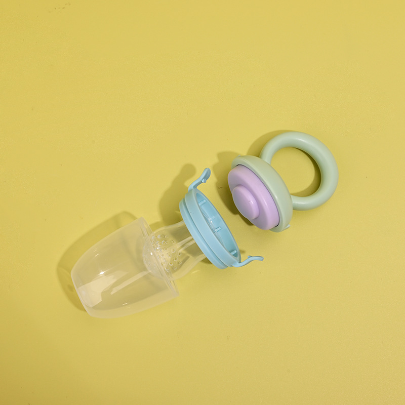 Bebé frutas y verduras bebé fruta suplemento alimenticio mordedura mordida bolsa de malla de silicona recién nacido chupete al por mayor