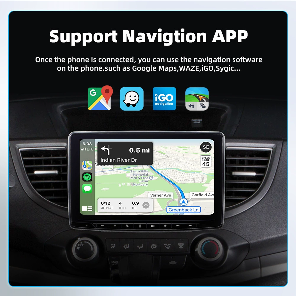 Хит-продаж: портативный мини-бокс для автомобиля Smart Apple CarPlay проводной/беспроводной переходник
