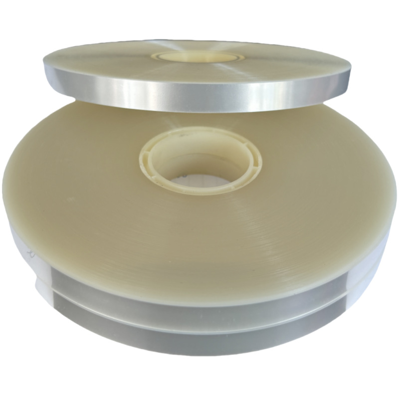 厂家直销捆扎机专用塑料打包带透明PET复合材料热熔无胶蔬菜绑带