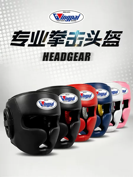 Boxing Helmet for Children and Adults, Full-Face Protection for Fighting, Muay Thai, Taekwondo Training, Thickened