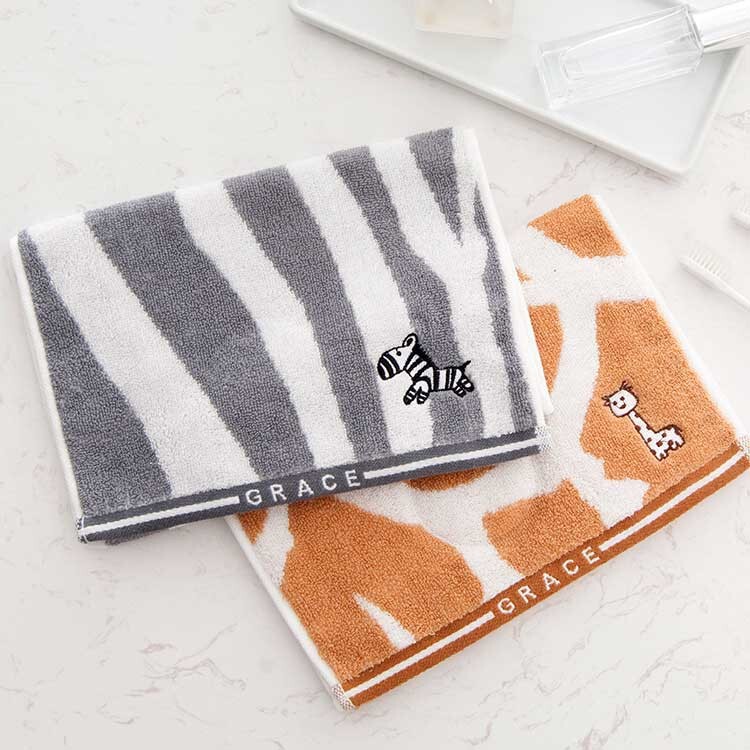 [Special Clearance] Jialiya Children's Soft Absorbent Baby Towel Rectangular Kids Towel 9210