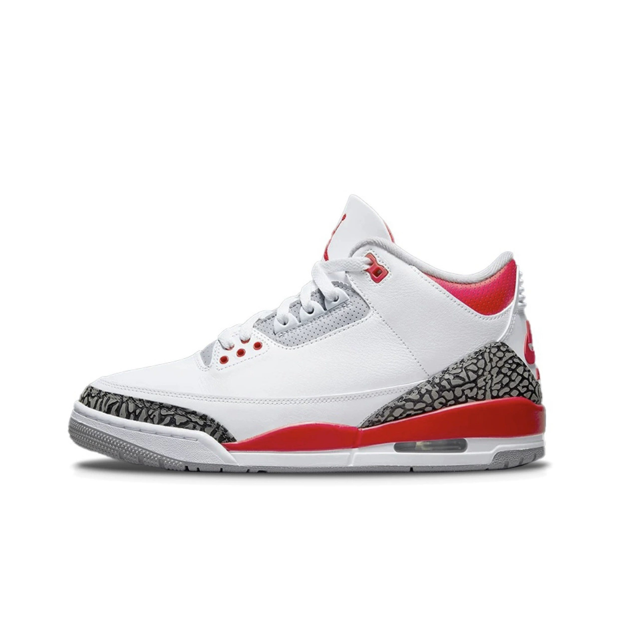 Putian Junyuan AJ3 Zapatillas de baloncesto de combate real Fujiwara Hiroshi Racing North Carolina Blue Sakura Polen Joe 3 hombres y mujeres cojín de aire blanco rojo