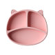 Baby Dinner Plate Baby Suction Cup Children's Silicone Straw Supplementary Bowl Anti-fall Split Plate Training Spoon Tableware suit