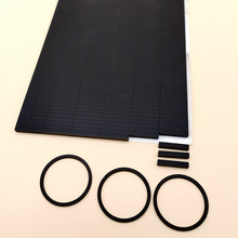 批發圓形自粘防滑減震泡棉墊片 透明黑色硅膠墊圈 白色EVA腳墊