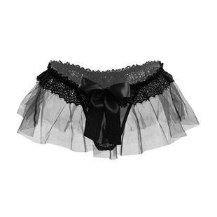 New Style Pure Desire Style Underwear Bow Mesh Lace Skirt Thin Naked Breathable Women's Fun Underwear Multi-color Underwear
