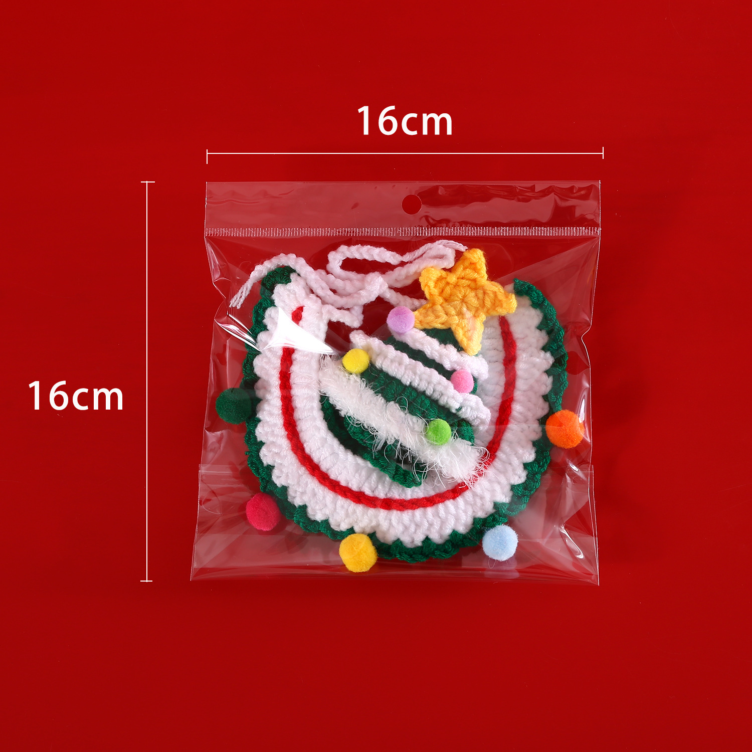 2023 mascotas de punto lana de Navidad set de bib para gatos perros pentacamón multivollar gancho bufandas sombrero