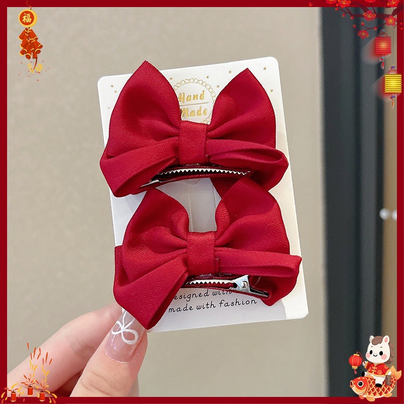 Horquilla Infantil con Borlas Chinas Hecha a Mano para Año Nuevo y Hanfu