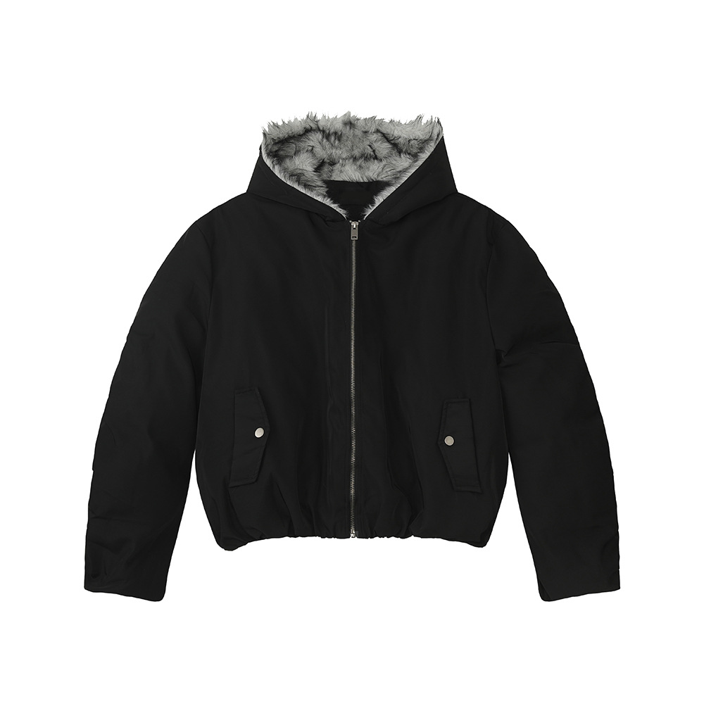 MTLCLOTHES Hombres| Zoshan tallado con terciopelo grueso con capuchón caliente tampón de mano de algodón con cremallera suelta ropa de algodón casual