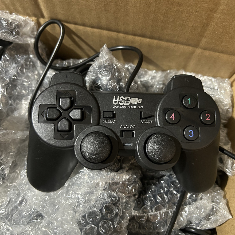 Control de juegos USB cableado para PC Controlador de juego D-input para Arcade King