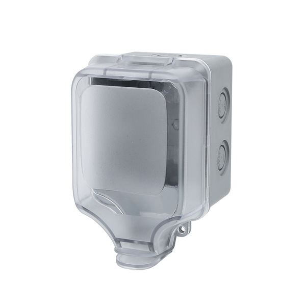 Outdoor waterproof socket 86 type integrated surface-mounted power…