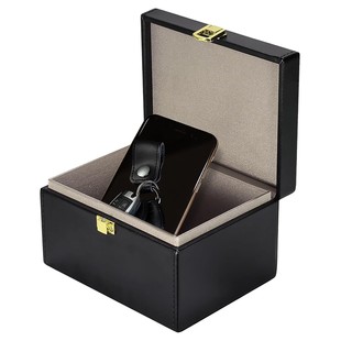 Cross-Border New Black Pu Piila Signal Shielding Box Car Shielding Key Box Protection Box Anti-Theft Brush