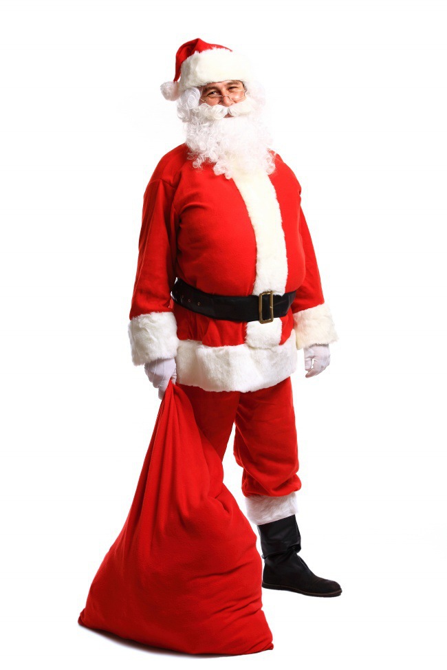 Costume da babbo natale per uomo in velluto per le feste_voghion.com