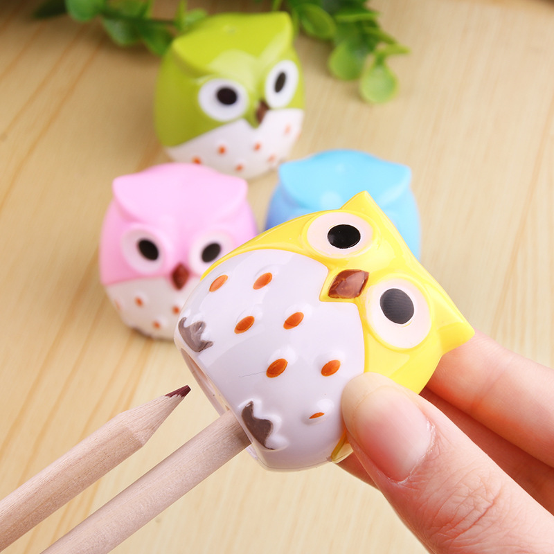 올빼미 연필깎이 12개