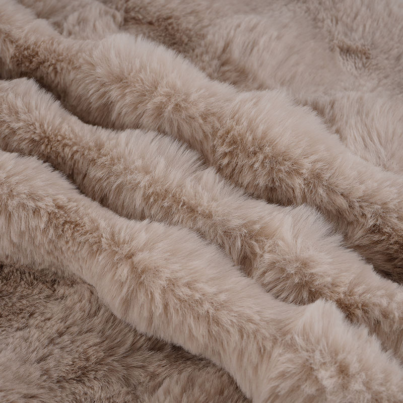 Tejilla de burbuja grande confortable para la piel juguete ropa de hogar burbuja lana de conejo tela senil manta almohada burbuja