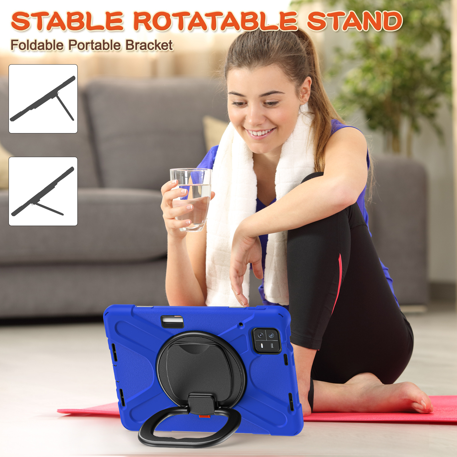 Suitable for Xiaomi Tablet Mi Pad 6/6 Pro 2023 Protective Cover Yoga Stand All-Inclusive Anti-Fall Shell