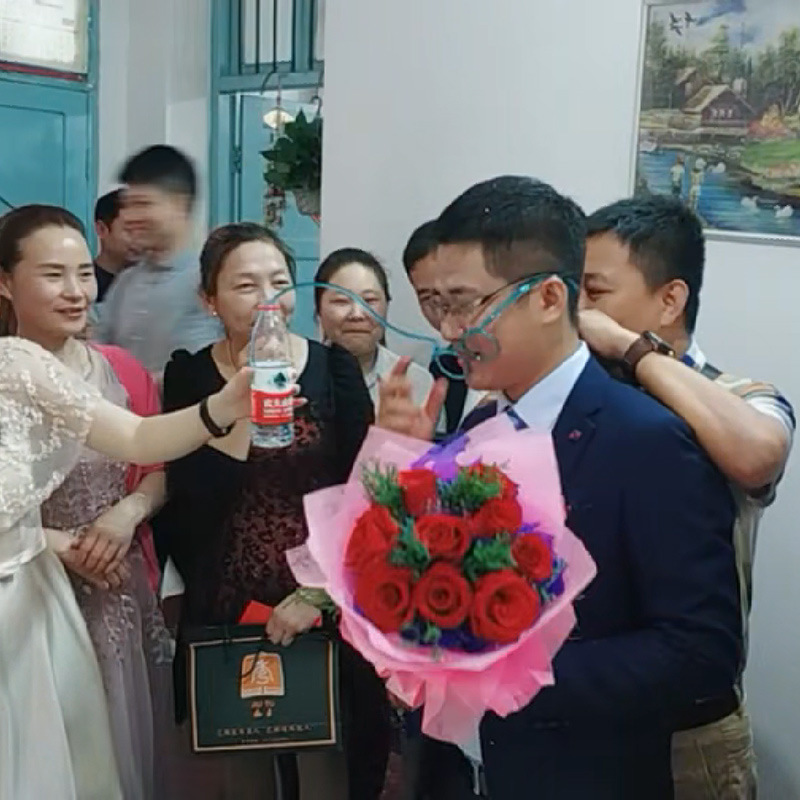 Suministros de boda zapatos Xizangos con cerradura caja de zapatos de boda transparente recogida y recogida del novio accesorios de juego caja de zapatos de boda lote