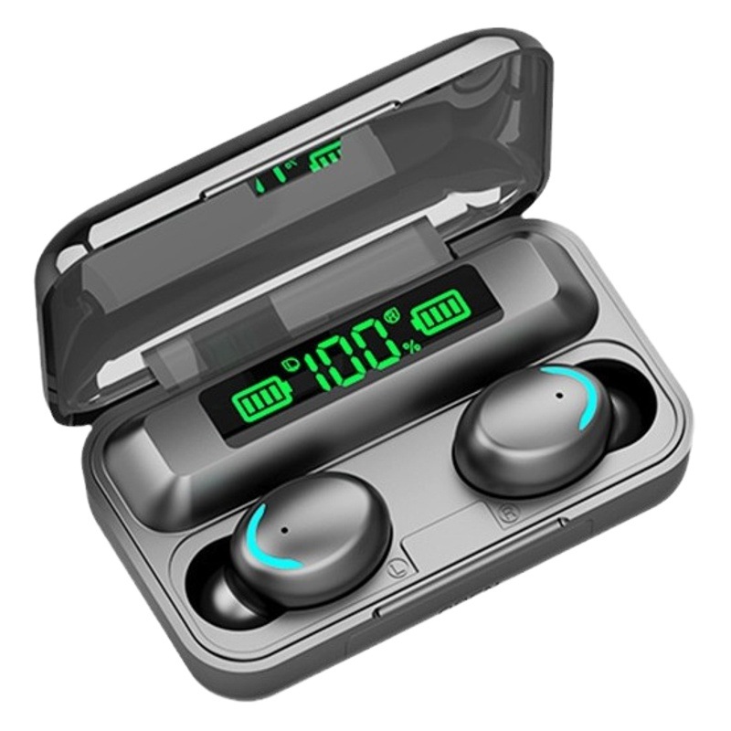 Transfronterizo F9-5 caliente macaron auricular Bluetooth inalámbrico de gran potencia F9 pantalla digital deportes auriculares suministro directo de fábrica