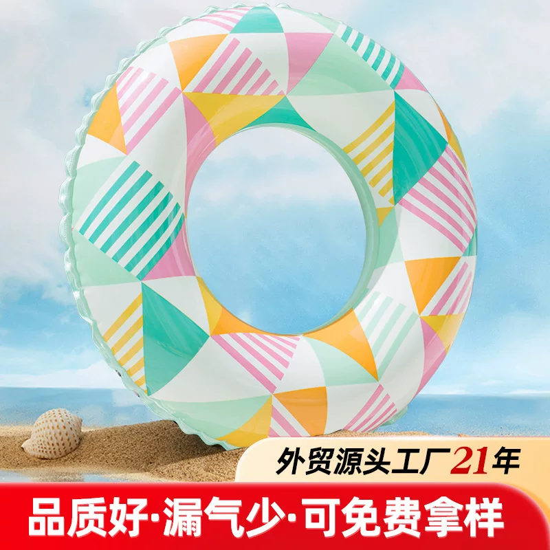 Colorful inflatable swimming ring for adults, new collection, increased thickness, wholesale