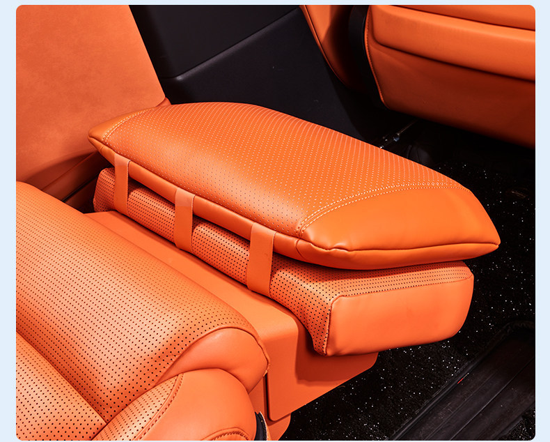 Suitable for Lynk & Co 900 Second-Row Legrest Protective Cover, Height-Increasing Pad, Seat Protection Pad, Car Interior Modification Accessories