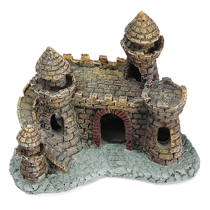 Acuario paisaje crawler caja resina rocery peces tanque decoración simulación rocalla barco piña casa pulpo casa escape