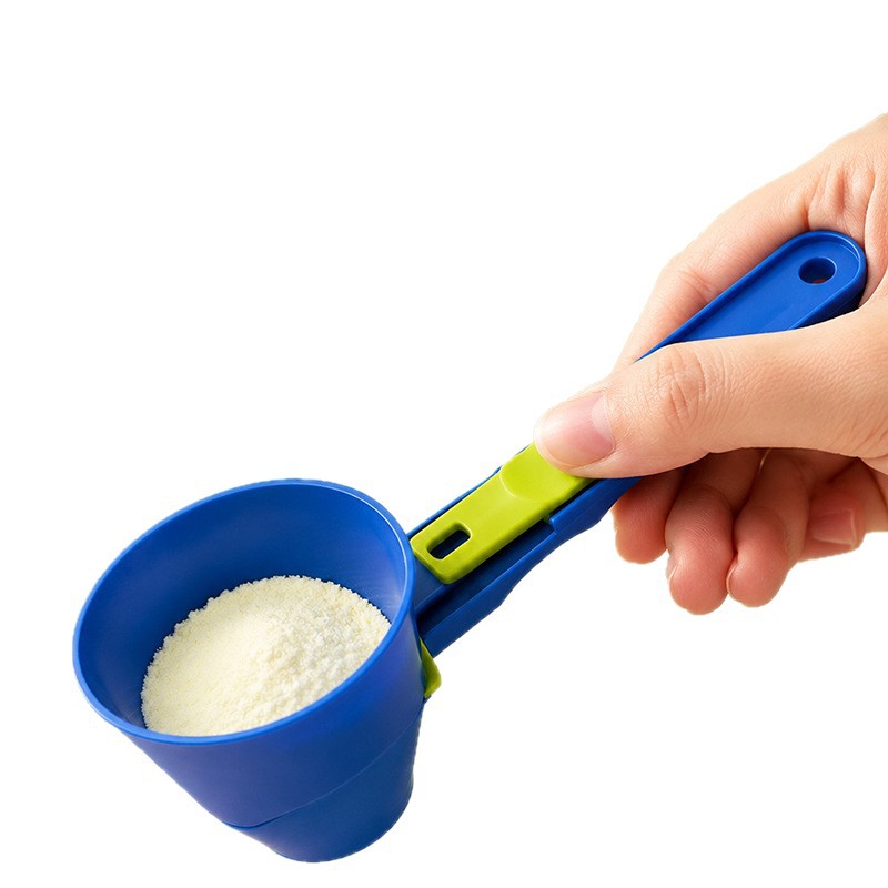 Cuchara Medidora para Polvos de Plástico PP, A prueba de derrames, Portátil, para Proteína y Leche en Polvo
