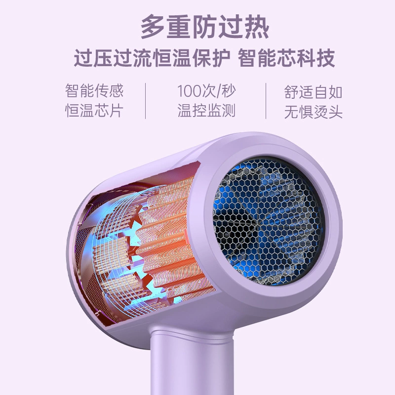 LED-цифровой индикатор синим светом для волос, ионизатор, мощный фен, фен Hengdi, студенческий общежитий дом парикмахерская