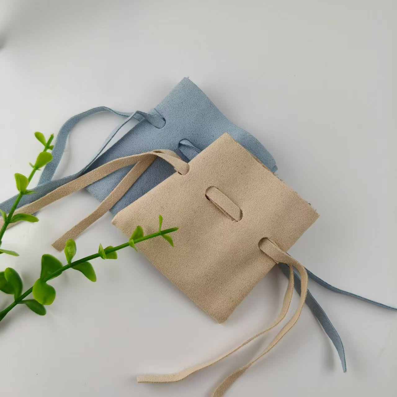 超纤束口绒布首饰袋珠宝饰品戒指收纳喜糖礼品袋子可印LOGO