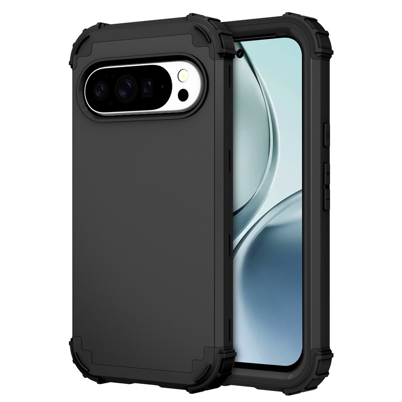Three-In-One Four-Corner Anti-Fall Robot Phone Case Suitable for Google Pixel10Proxl Protective Case Google9A Three-In-One Four-Corner Anti-Fall Robot Phone Case Suitable for Google Pixel10Proxl Protective Case Google9A