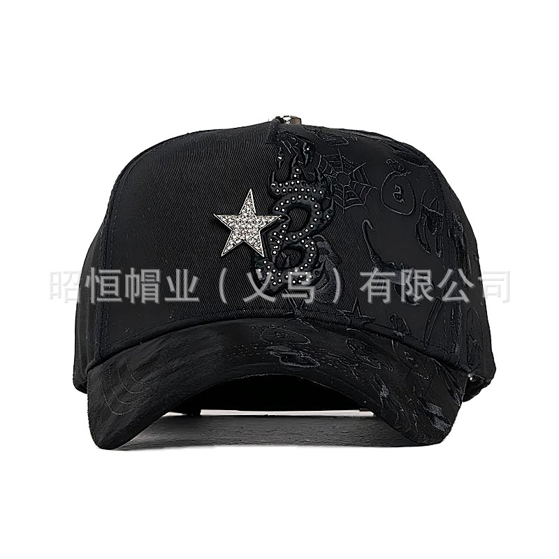 Comercio exterior transfronterizo de Nueva York sombreros de cara pequeña ajustable bordado lengua de pato estilo coreano sombreros de béisbol para hombres y mujeres al aire libre