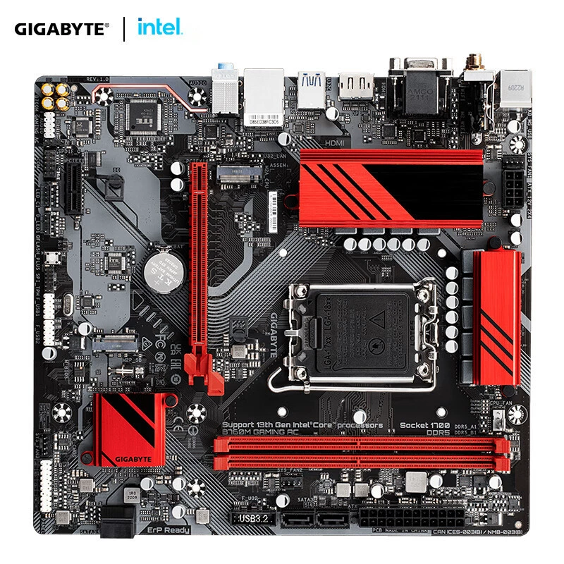 Игровая материнская плата Magic Eagle B760M GAMING AC для DDR5, Intel B760, LGA 1700