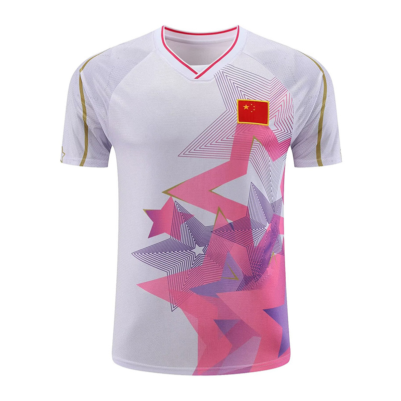 Table tennis clothing badminton clothing men's suit women's sportswear short sleeve T-shirt breathable quick-drying children's a generation of hair