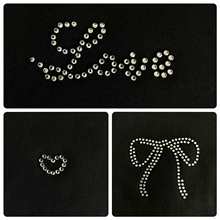 烫钻图案 水钻烫钻贴 烫钻辅料 衣服烫钻图 巨乖烫钻辅料