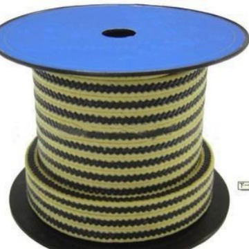 芳纶黑四氟盘根   四氟芳纶混编盘根   混编黑四氟芳纶盘根