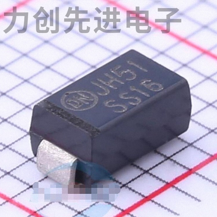 SS16 封装 SMA(DO-214AC) 肖特基二极管