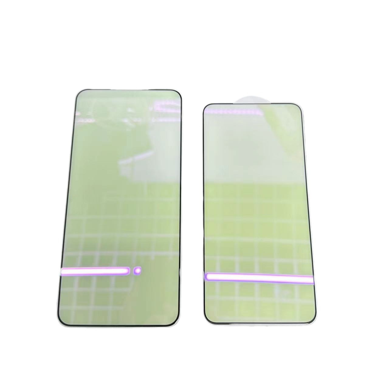 Aplicable a Samsung S24 luz púrpura protección de los ojos película templada S24ultra soporte de desbloqueo de huellas dactilares s24plus película de luz púrpura