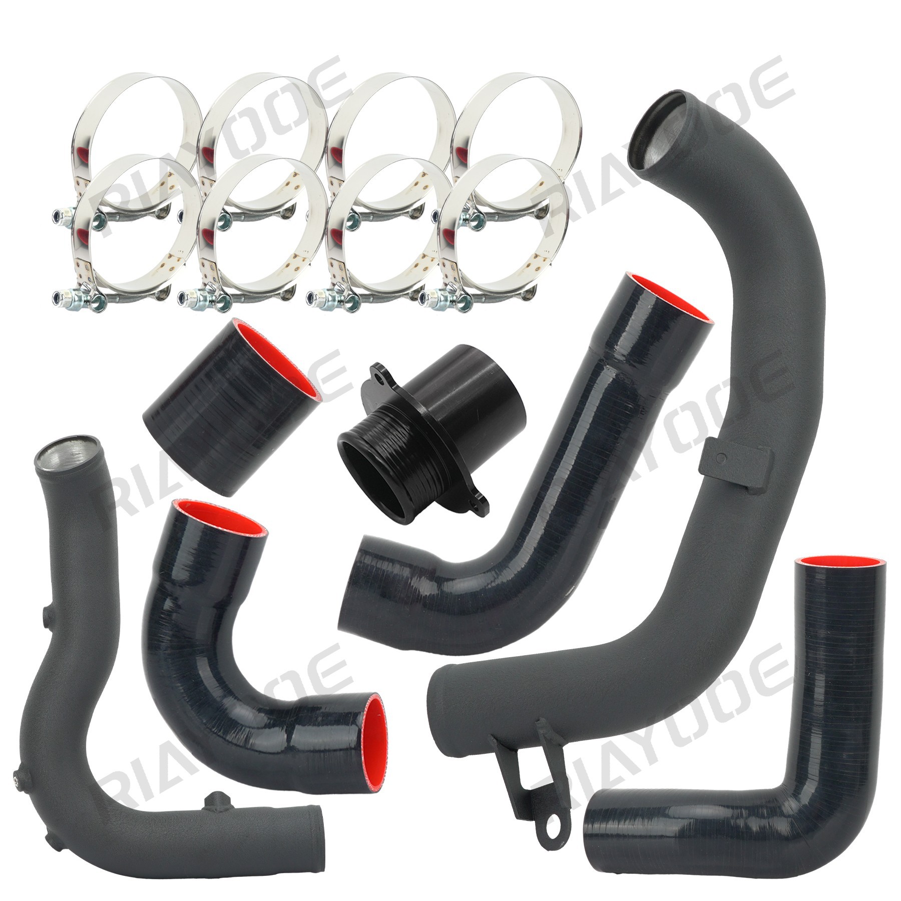 Car Intercooler Turbo Aluminum Tube Aluminum Alloy Kit Suitable for Volkswagen Audi Skoda Ea888 Gti